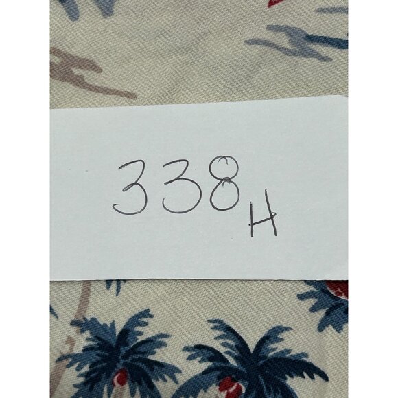 Saddlebred Mens Classic Fit Hawaiian Print Short Sleeve Shirt Sz XXL - Picture 8 of 8